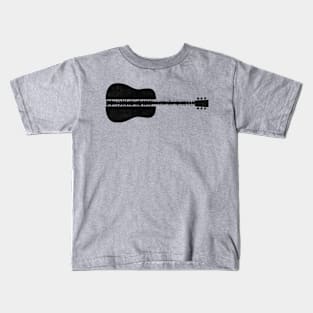 Sound Wave Guitar Kids T-Shirt